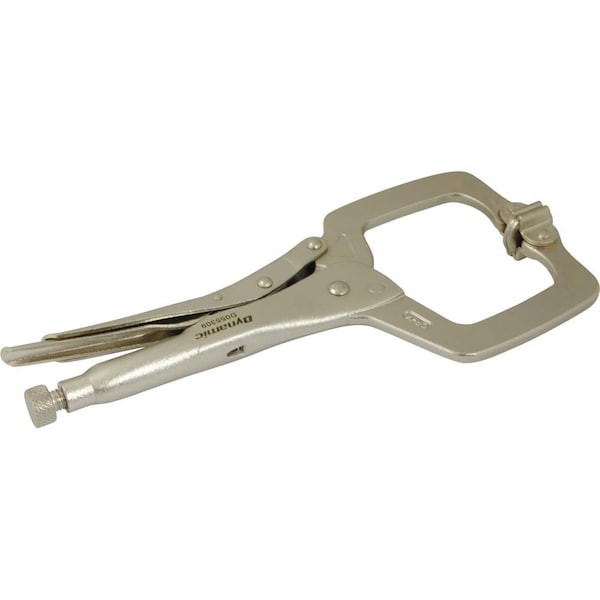 Tools 11" Locking Clamp With Swivel Pads